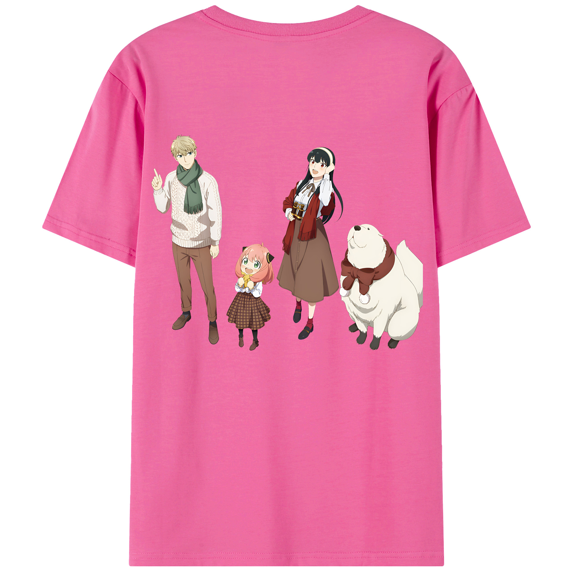 （画像用） SPY×FAMILY间谍家家酒 レディース半袖Tシャツ(バックプリント)
